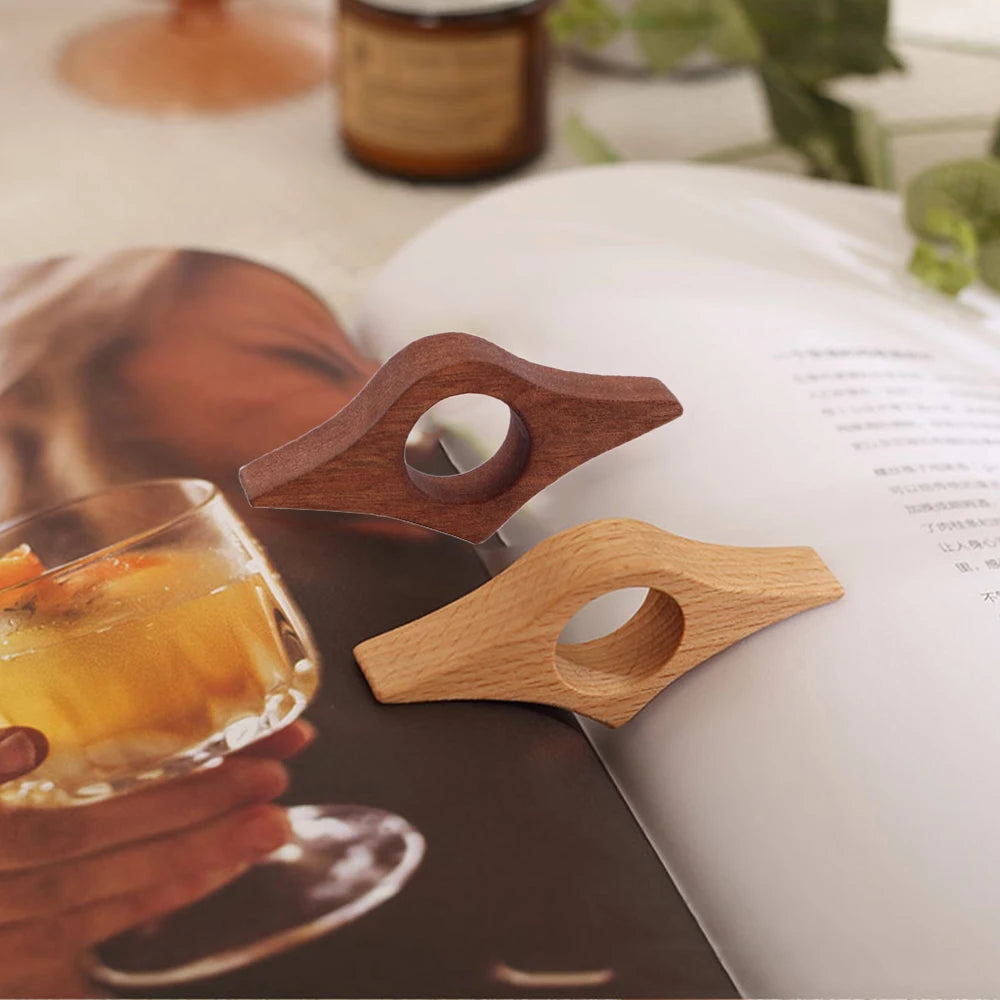 Thumb Book Support Creative Wood Book Page Holder