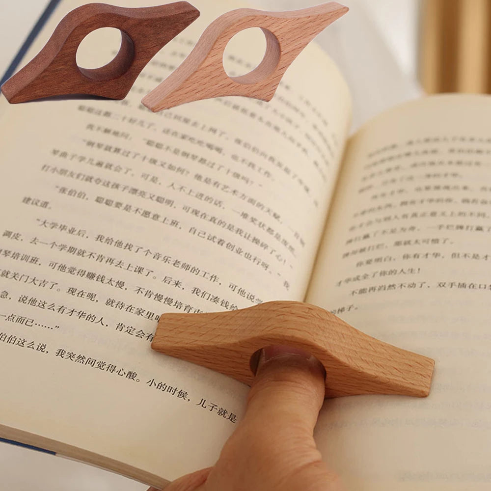 Thumb Book Support Creative Wood Book Page Holder