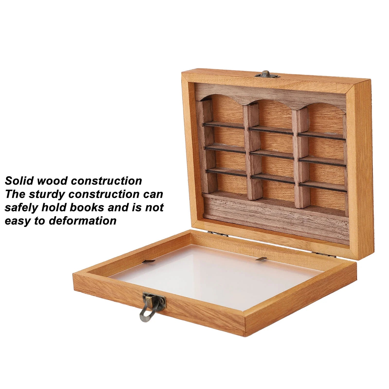 ZK40 Miniature Book Boxes Display Case Cabinet