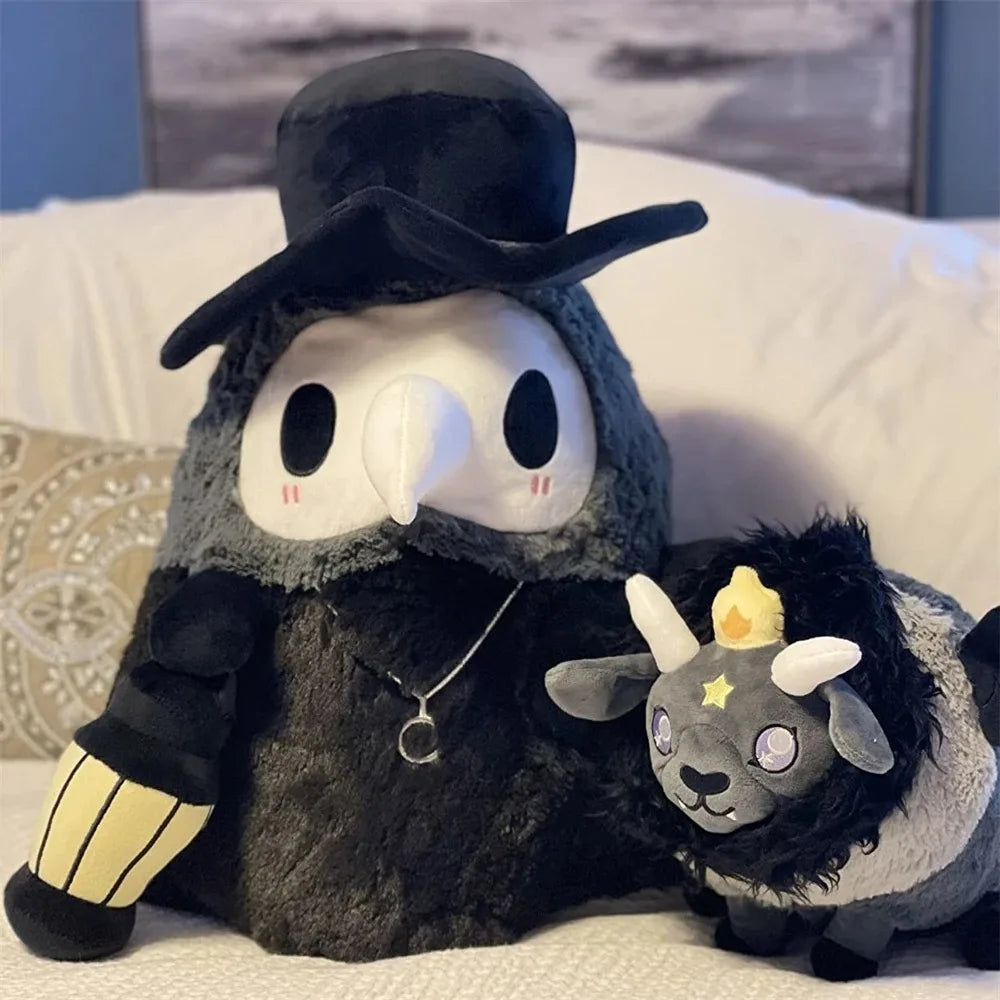 Plague Doctor Doll Black Ghost