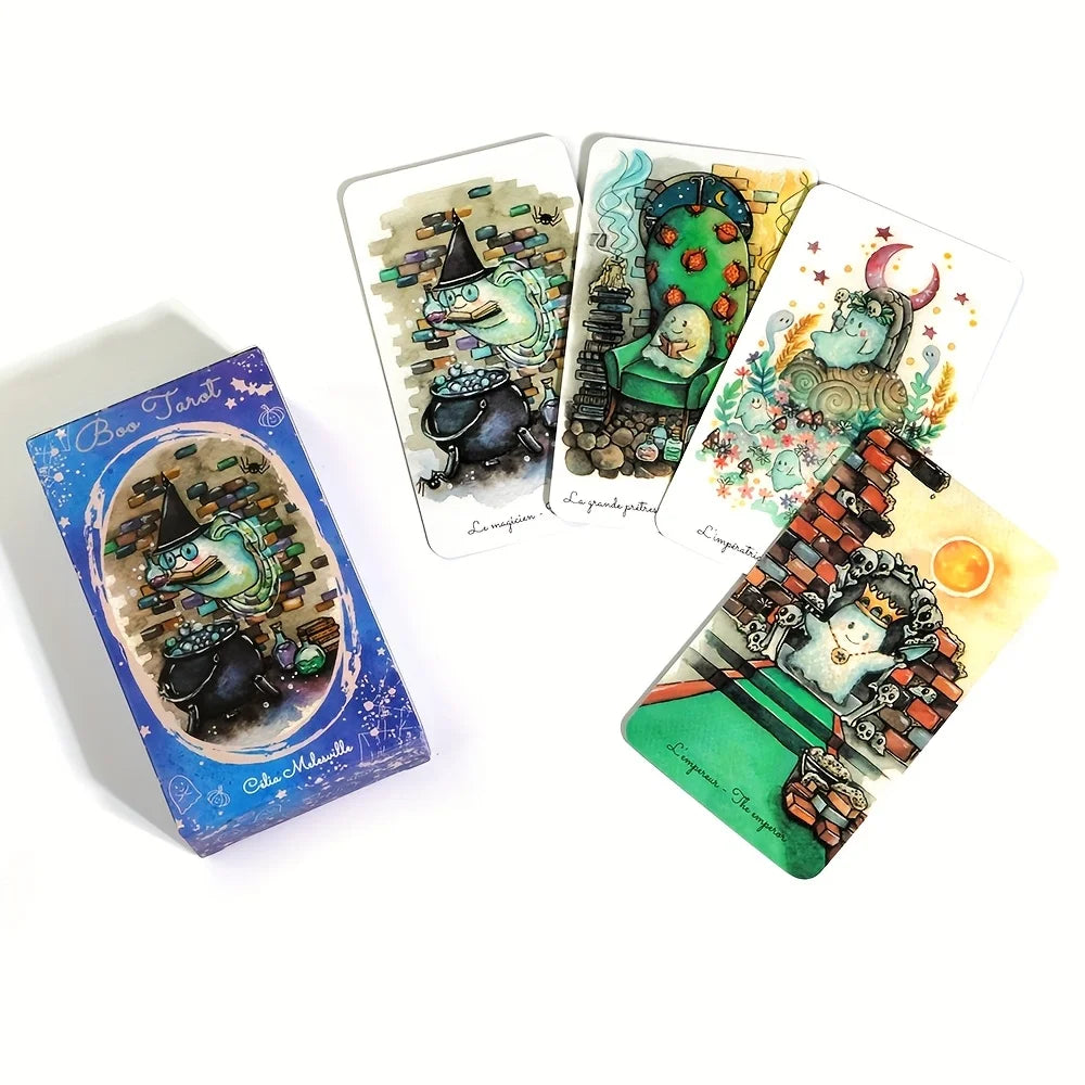 Boo Tarot Deck Ghosts Ghost Reading Card 81 Cards