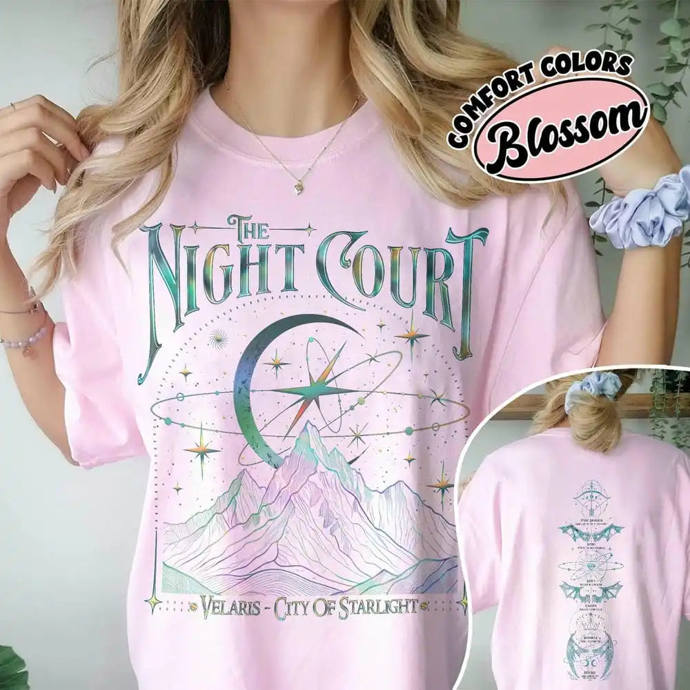 Velaris The Night Court Acotar 2 Sided Comfort Tee