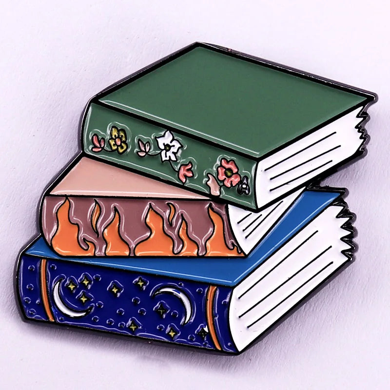 Fantasy Books Badge ACOTAR Enamel Pin