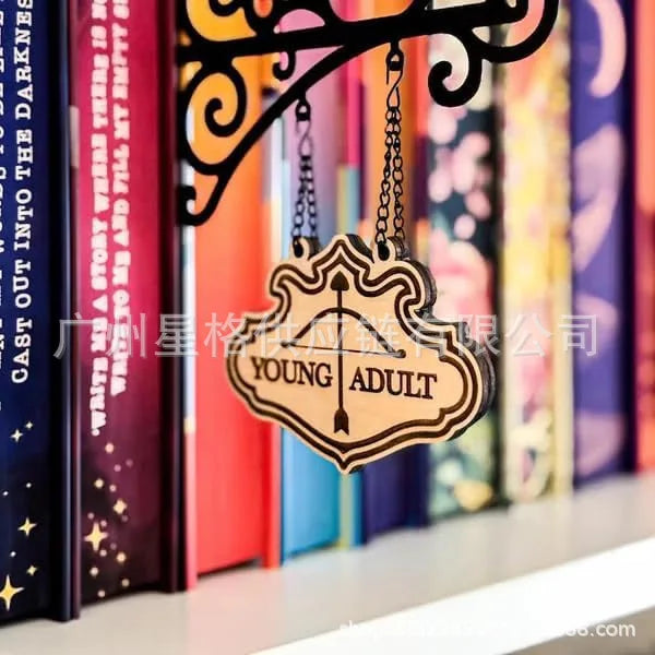 Book Nook Tavern Signs Book Page Divider Bookmark