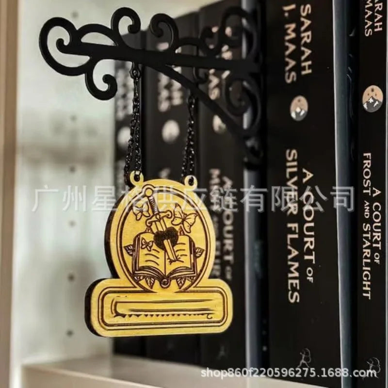 Book Nook Tavern Signs Book Page Divider Bookmark