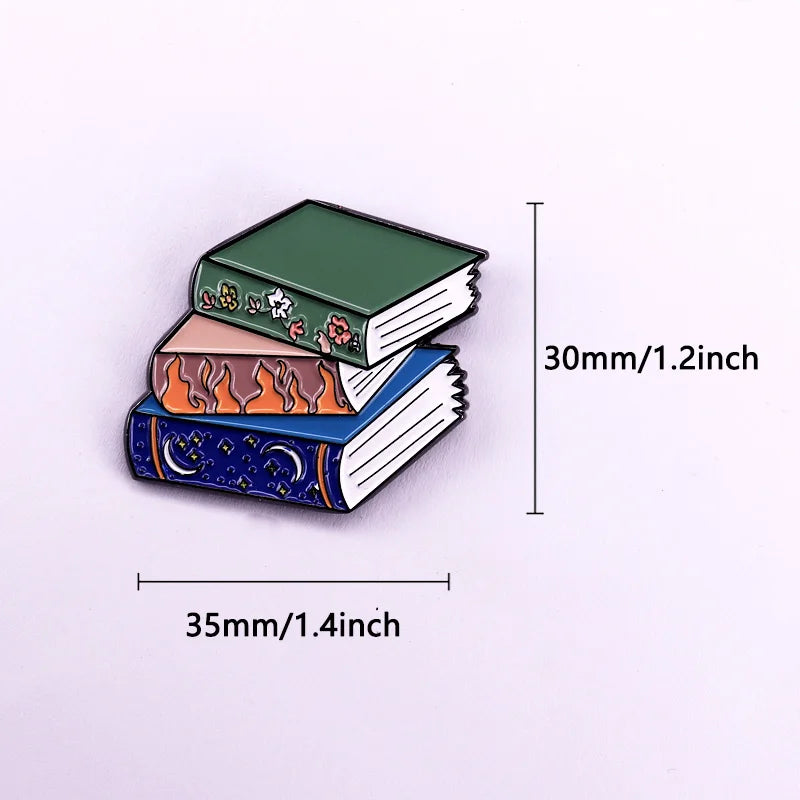 Fantasy Books Badge ACOTAR Enamel Pin