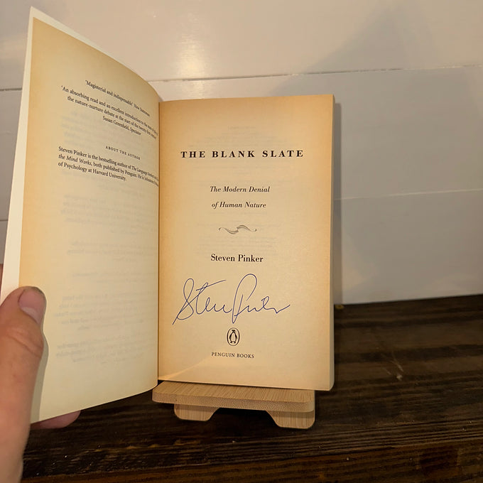 Signed Copy – Steven Pinker, “The Blank Slate” (Hardcover)