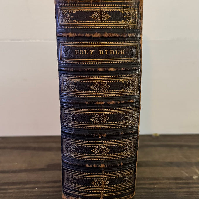 Antique Holy Bible – Eyre & Spottiswoode, London (Victorian Era, Mid-1800s)