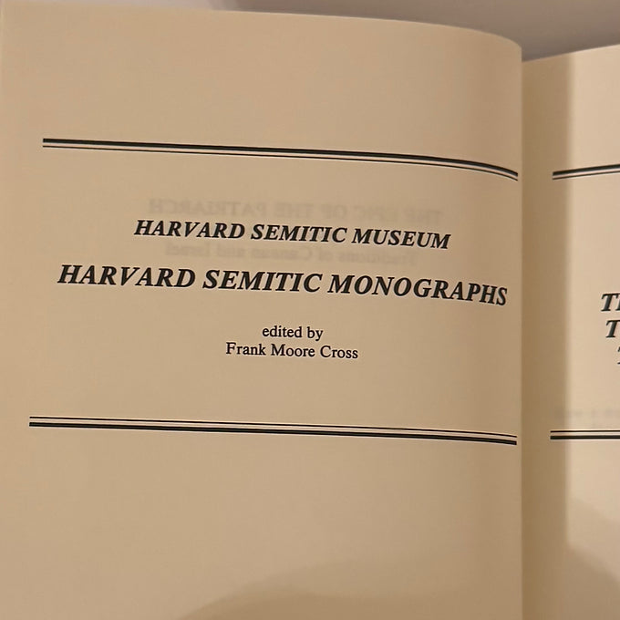 The Epic of the Patriarch – Ronald S. Hendel (Harvard Semitic Monographs 42)