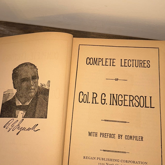 Robert G. Ingersoll – 44 Complete Lectures (c. 1900, Red Cloth Edition)