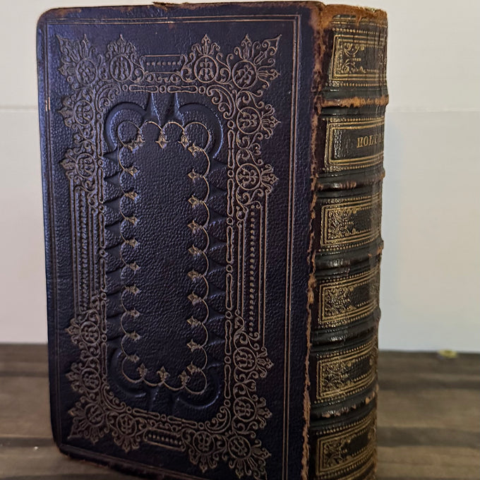 Antique Holy Bible – Eyre & Spottiswoode, London (Victorian Era, Mid-1800s)