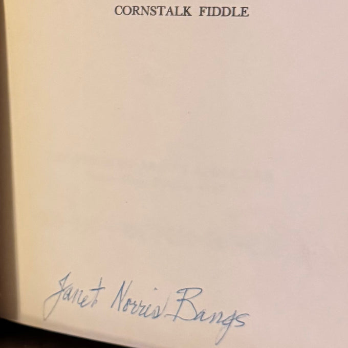 Cornstalk Fiddle – Janet Norris Bangs (Signed, 1st Edition)